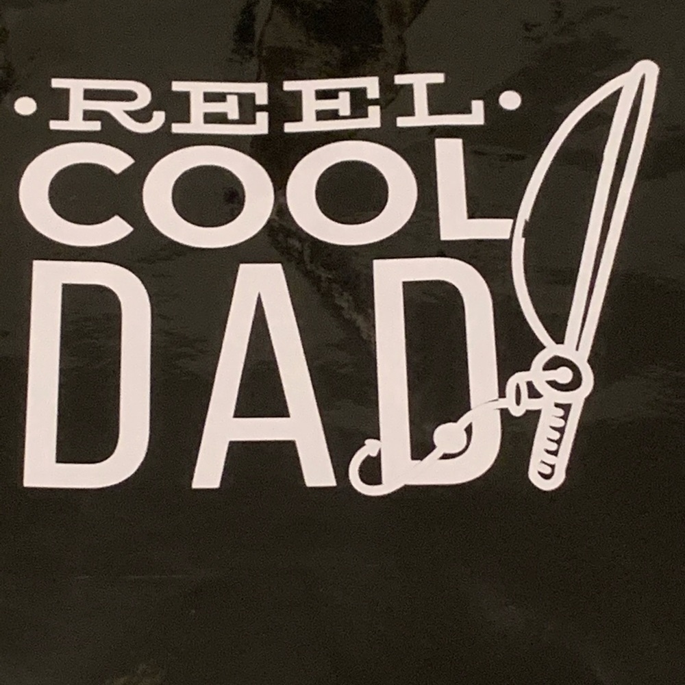Reel Cool Dad Car Decal